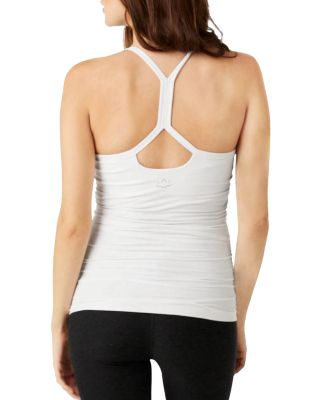 Slim Fit Spacedye Racerback Maternity Tank Top