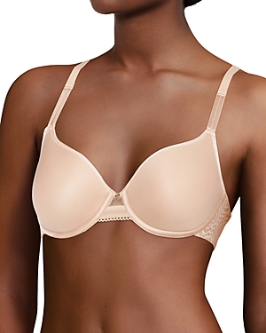 Shop Chantelle C Jolie Memory Foam Bra In Rose