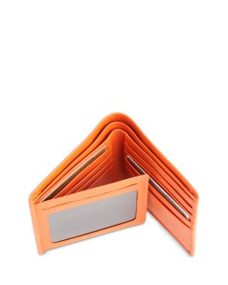 Leather RFID-Blocking ID Flap Bifold Wallet