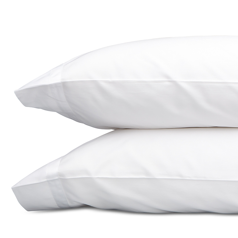 Matouk Nocturne 600 Thread Count Pillowcase In White
