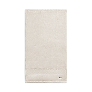Lacoste Heritage Antimicrobial Hand Towel In Chalk