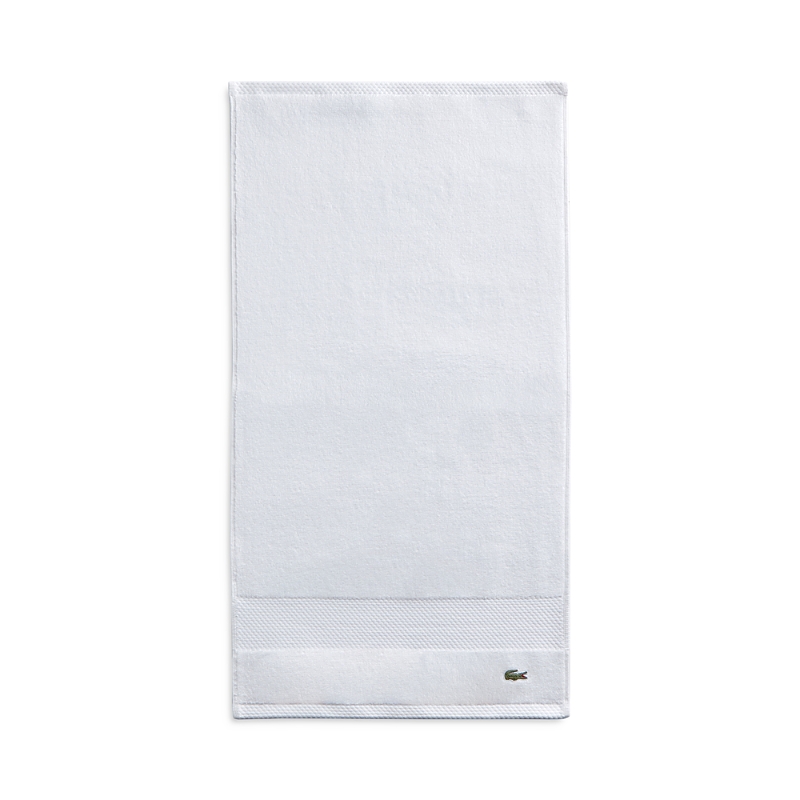 Lacoste Heritage Antimicrobial Hand Towel In White