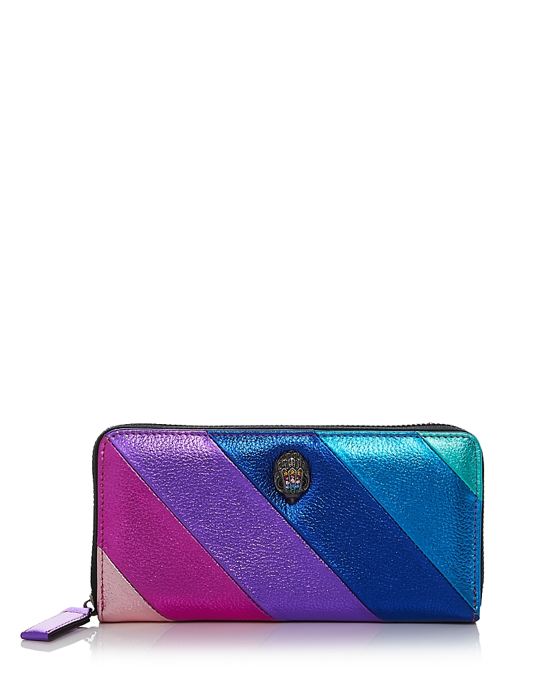 Kurt Geiger Kensington Zip Around Wallet In Multi/silver