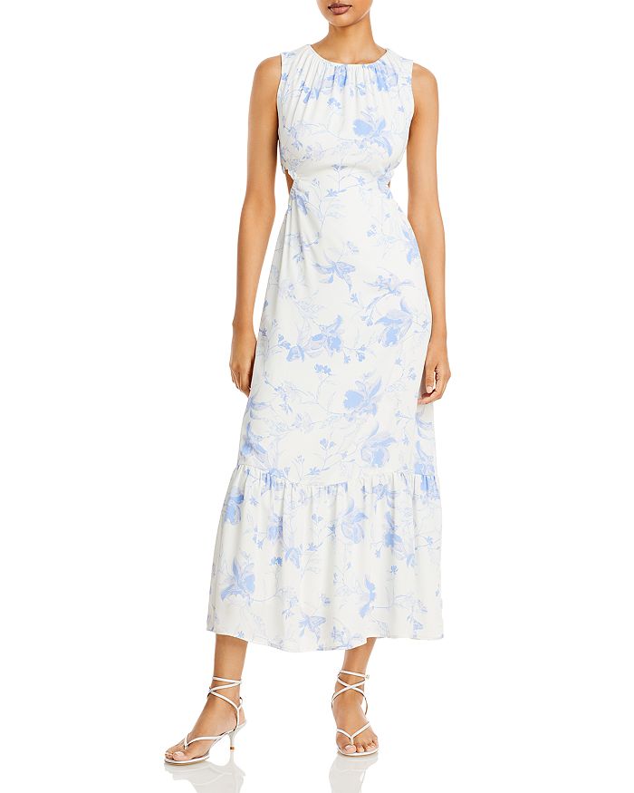 FORE Floral Cutout Dress | Bloomingdale's