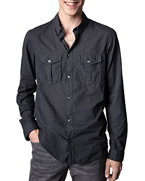 Zadig & Voltaire Voile Button Up Shirt