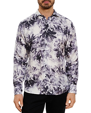 Robert Graham The Barbino Limited Edition Silk Floral Print Classic Fit Button Down Shirt