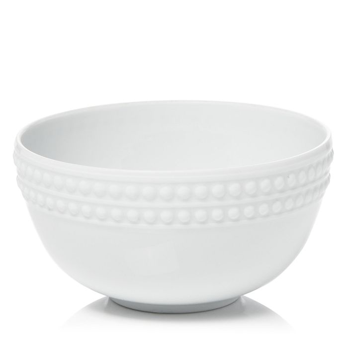 L'Objet Perlée White Soup Bowl