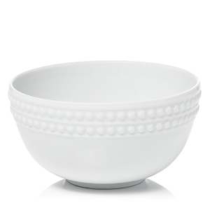 L'Objet Perlee White Soup Bowl