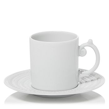 L'Objet - Perlee White Espresso Cup & Saucer