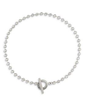 Gucci - Sterling Silver Boule Choker Necklace, 17"