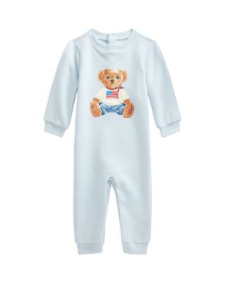 Ralph Lauren - Unisex Polo Bear Fleece Coverall - Baby