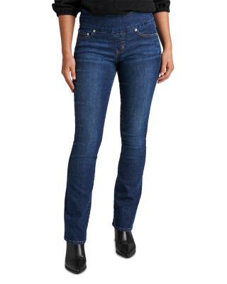 JAG Jeans - Paley High Rise Bootcut Pull On Jeans in Anchor Blue