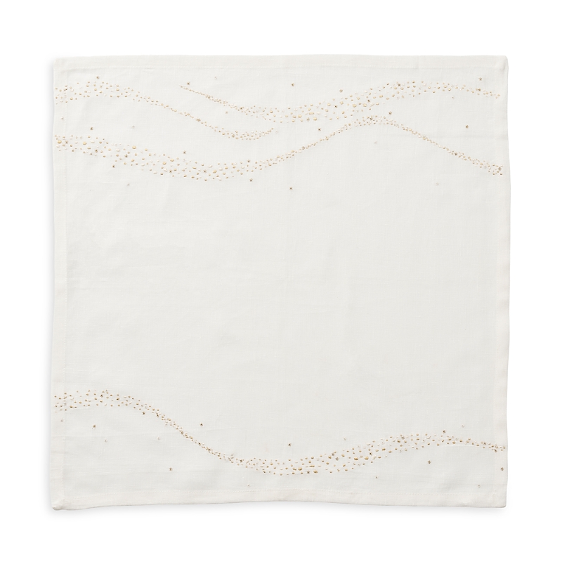 Kim Seybert Star Spray Napkin In Neutral