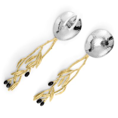 Olive Branch Servers, Set of 2