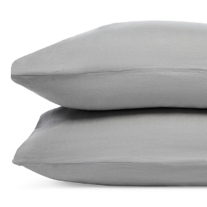Delilah Home Hemp King Pillowcase, Pair In Light Gray