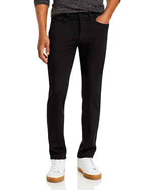 7 For all Mankind Slimmy Slim-Straight Jeans in Black