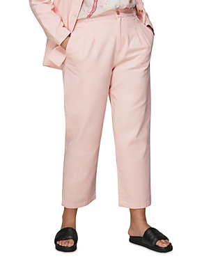 Whistles Stretch Waist Straight Leg Trousers