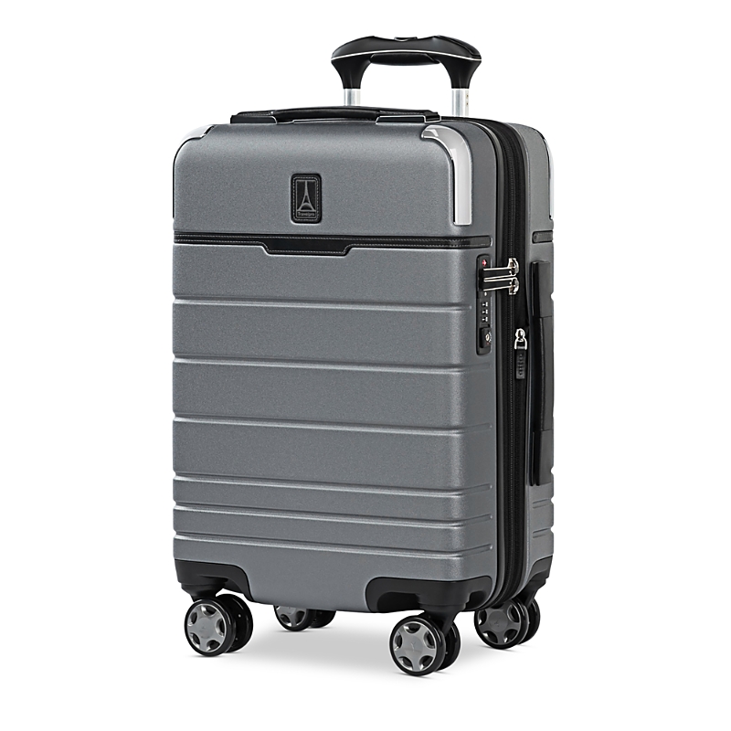 Travelpro X Travel + Leisurecompact Carry-on Expandable Spinner Suitcase In Whistler Gray