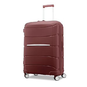 Shop Samsonite Outline Pro Medium Spinner Suitcase In Shiraz/burgundy