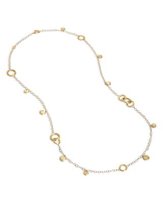 Marco Bicego - 18K Yellow Gold Jaipur Long Charm Statement Necklace, 29.5"