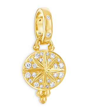 Shop Temple St Clair 18k Yellow Gold Celestial Diamond Mini Sorcerer Pendant