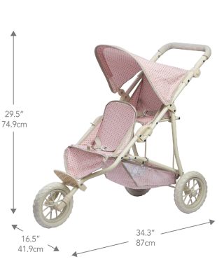 Olivia's Little World, Baby Doll Twin Jogging Stroller - Ages 3+