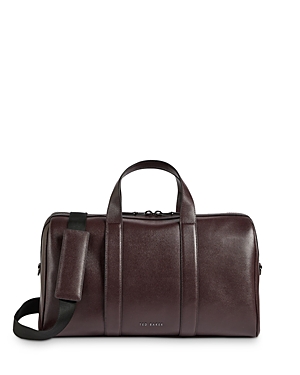 TED BAKER SAFFIANO LEATHER DUFFEL BAG,253022