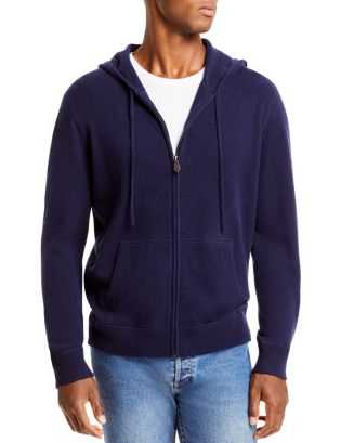 The Men s Store at Bloomingdale s Cashmere Full Zip Hoodie 100 Exclusive Bloomingdale s