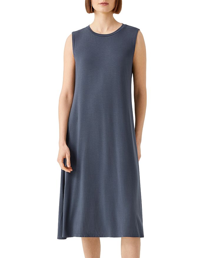 Eileen Fisher Midi Sleeveless Tank Dress | Bloomingdale's
