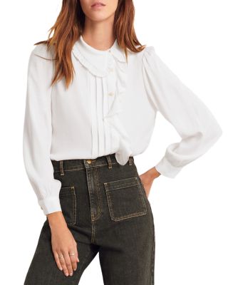 ba\u0026sh Gisele Ruffled Blouse 