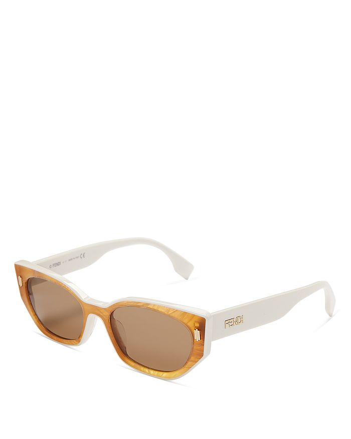 Fendi Women's Rectangular Sunglasses, 54mm | Bloomingdale's
