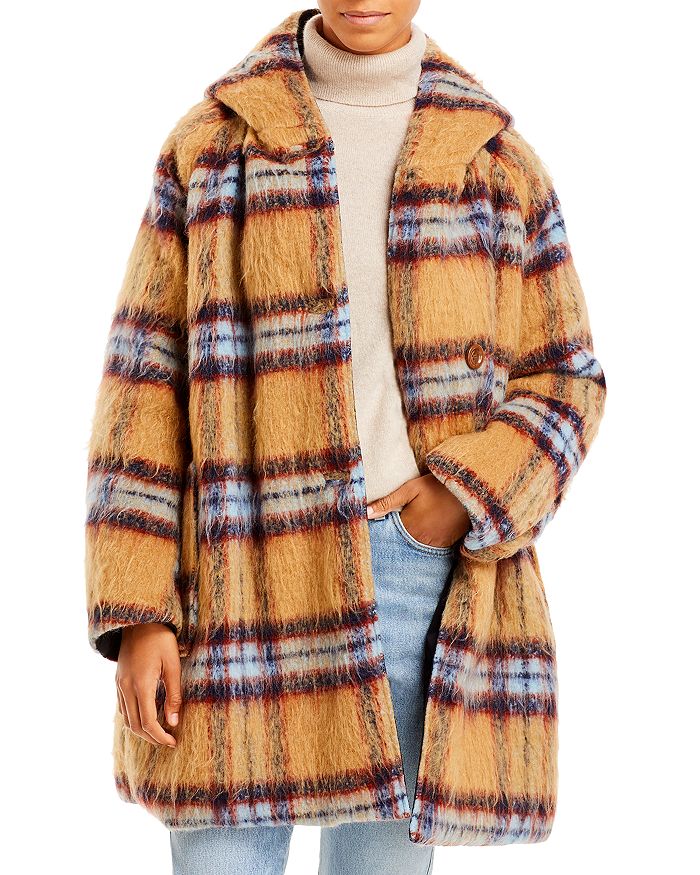 Double Breasted Hooded Coat main image 1