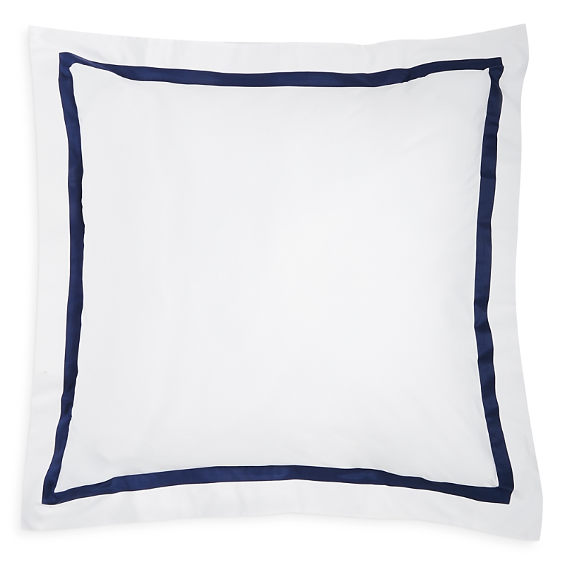 Matouk Lowell 600 Thread Count Euro Sham In Navy Blue