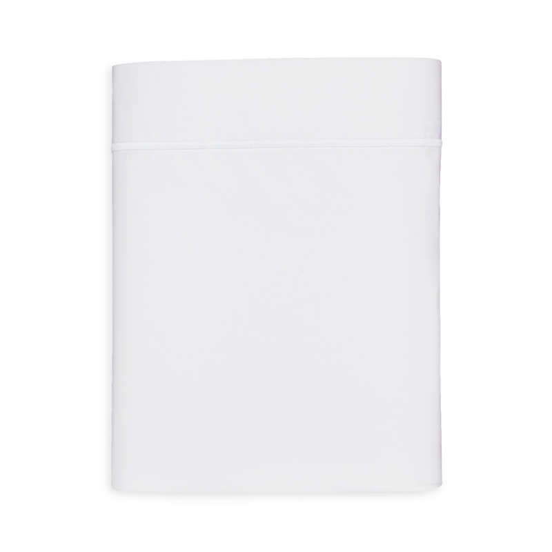 Yves Delorme Athena Flat Sheet, King In Blanc