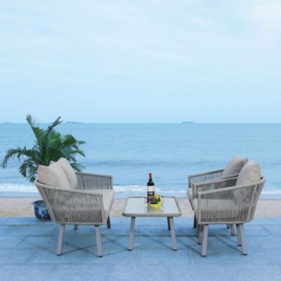 Belmi 4-Piece Outdoor Rope Living Set