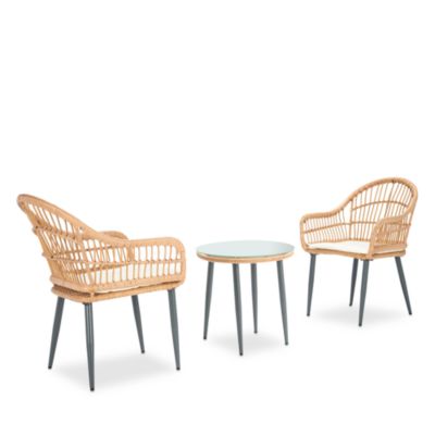 Berlen 3-Piece Outdoor Lounger Set