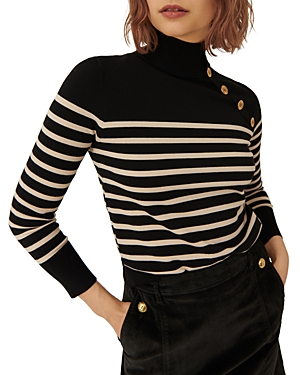 EAN 8050230011781 - Marella Ricola Striped Turtleneck Sweater ...