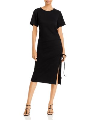 Line & Dot - Ratha Side Tie Midi Dress