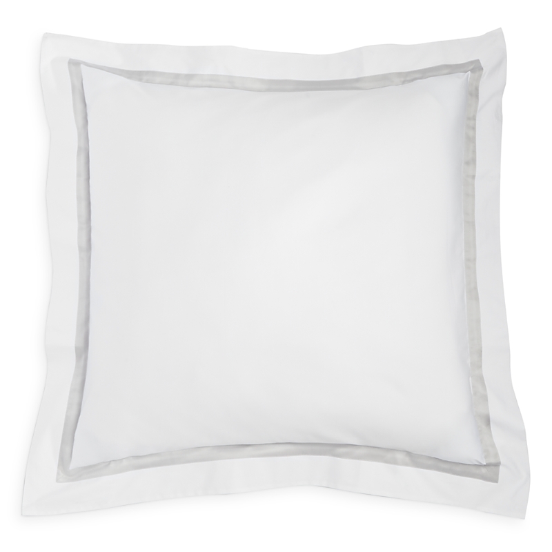 Matouk Lowell 600 Thread Count Euro Sham In Silver