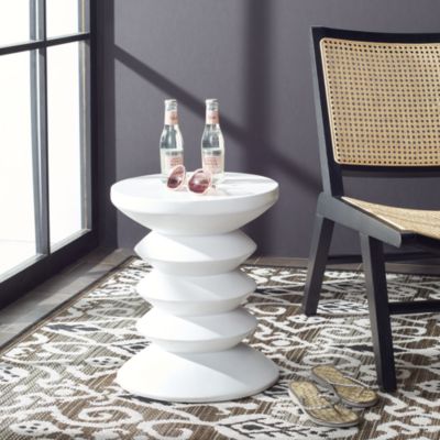 Benaya Outdoor Concrete Accent Table