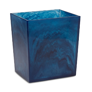 Pigeon & Poodle Abiko Wastebasket In Cobalt Blue