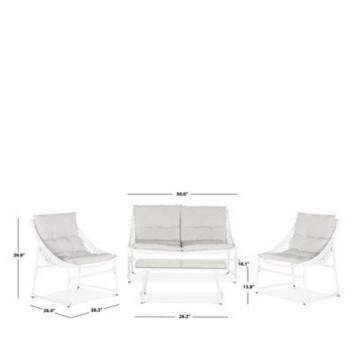 Berkane 4 Piece Outdoor Living Set