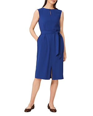 Hobbs London Kristen Midi Dress In Royal Blue