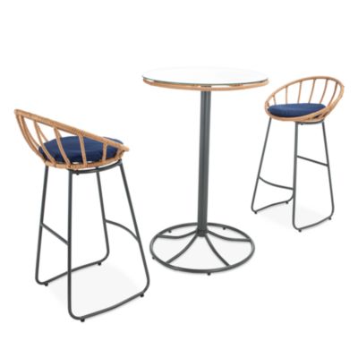 Lersa 3 Piece Outdoor Lounger Set