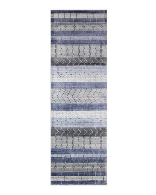 Bashian Terrain I167-BLN26 Runner Area Rug, 2'6 x 10'