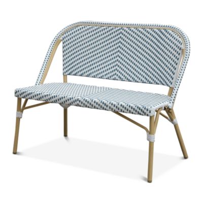 Furniture of America Doria Wicker Patio Loveseat