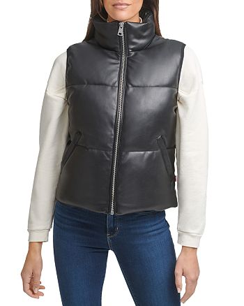Levi's Faux Leather Puffer Vest | Bloomingdale's
