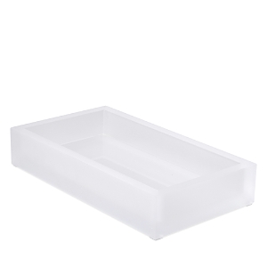 Mike And Ally Frost Snow Small Tray In Frosted White