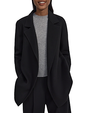 Theory Clairene New Divide Wool-cashmere Jacket In Hunter