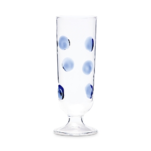 Shop Vietri Drop Blue Champagne Glass